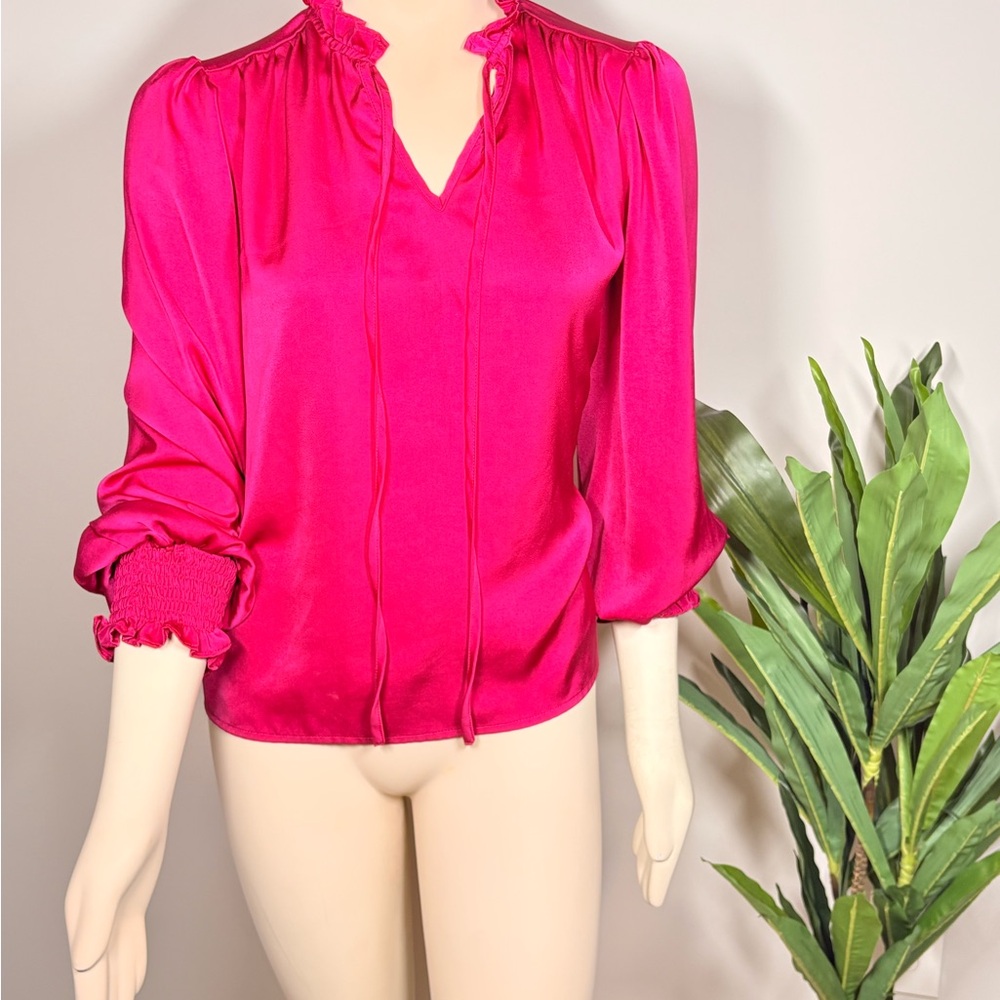 SHEIN Hot Pink Blouse for Women